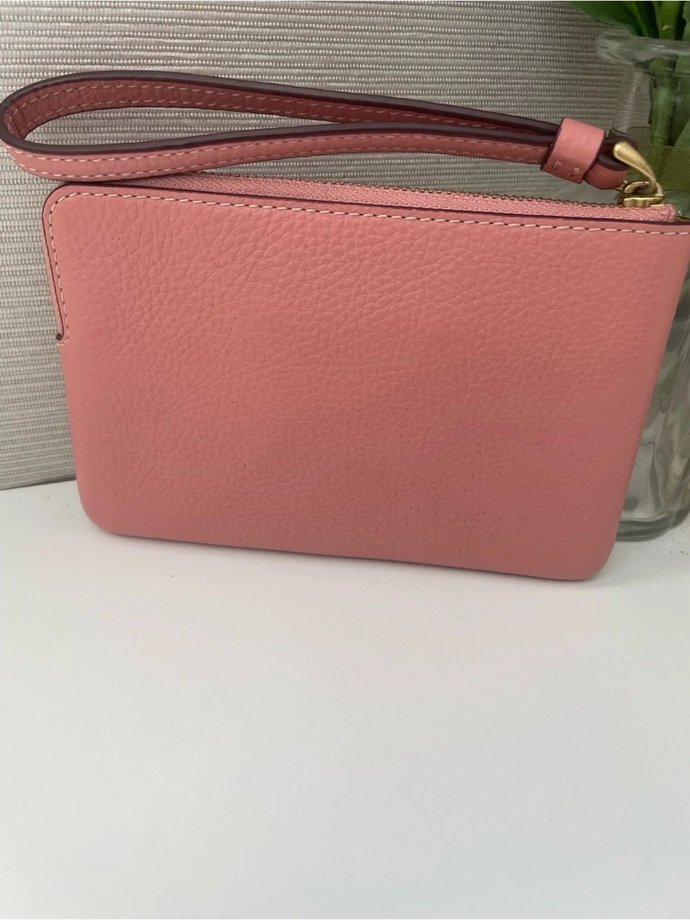 Coach wristlet pink